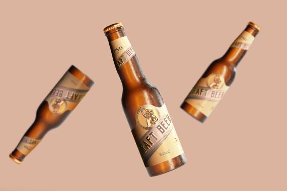 175x Cold Beer Bottle Mock-up Bundle