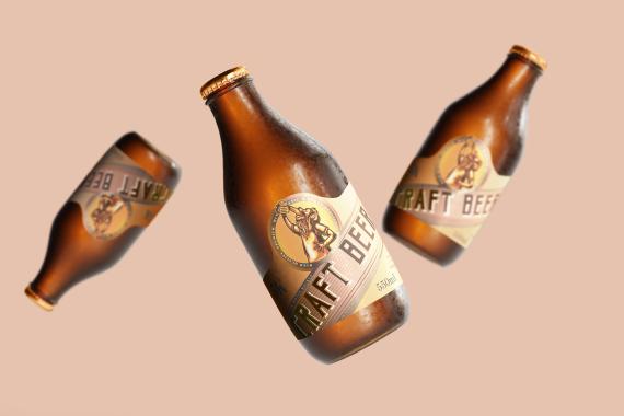 175x Cold Beer Bottle Mock-up Bundle