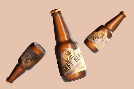 175x Cold Beer Bottle Mock-up Bundle