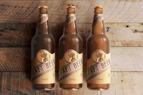 175x Cold Beer Bottle Mock-up Bundle