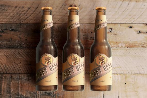 175x Cold Beer Bottle Mock-up Bundle