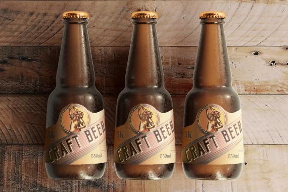175x Cold Beer Bottle Mock-up Bundle
