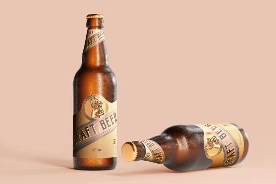 175x Cold Beer Bottle Mock-up Bundle