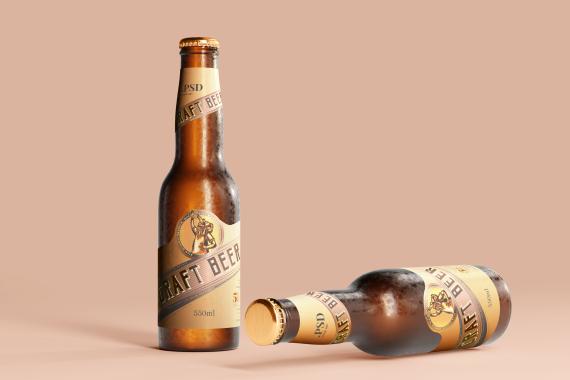 175x Cold Beer Bottle Mock-up Bundle