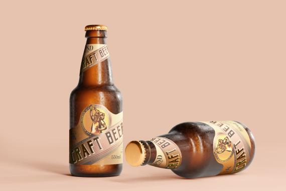 175x Cold Beer Bottle Mock-up Bundle
