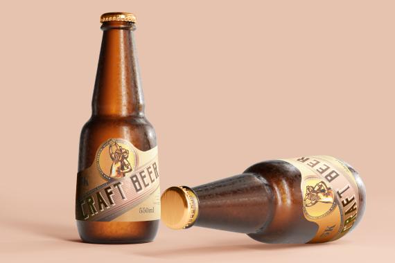 175x Cold Beer Bottle Mock-up Bundle