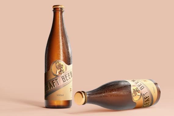 175x Cold Beer Bottle Mock-up Bundle