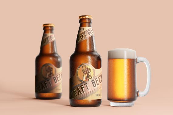 175x Cold Beer Bottle Mock-up Bundle