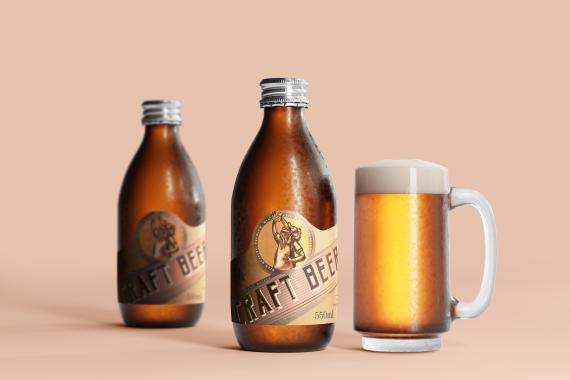 175x Cold Beer Bottle Mock-up Bundle