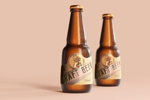 175x Cold Beer Bottle Mock-up Bundle