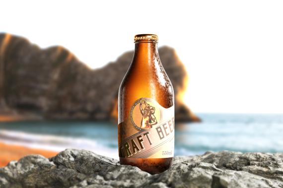 175x Cold Beer Bottle Mock-up Bundle