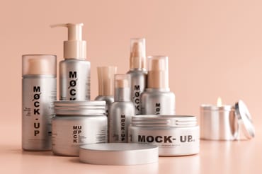 Aluminum Cosmetic Mockup Bundle