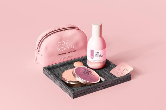 101 Cosmetic Branding Mockup Scenes