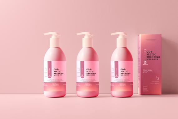 101 Cosmetic Branding Mockup Scenes