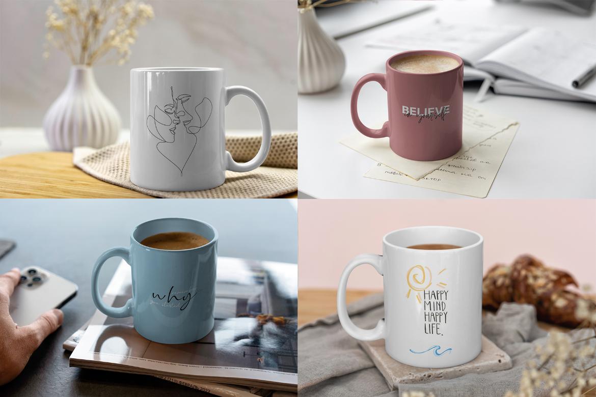 Mug MockUp Lifestyle Set