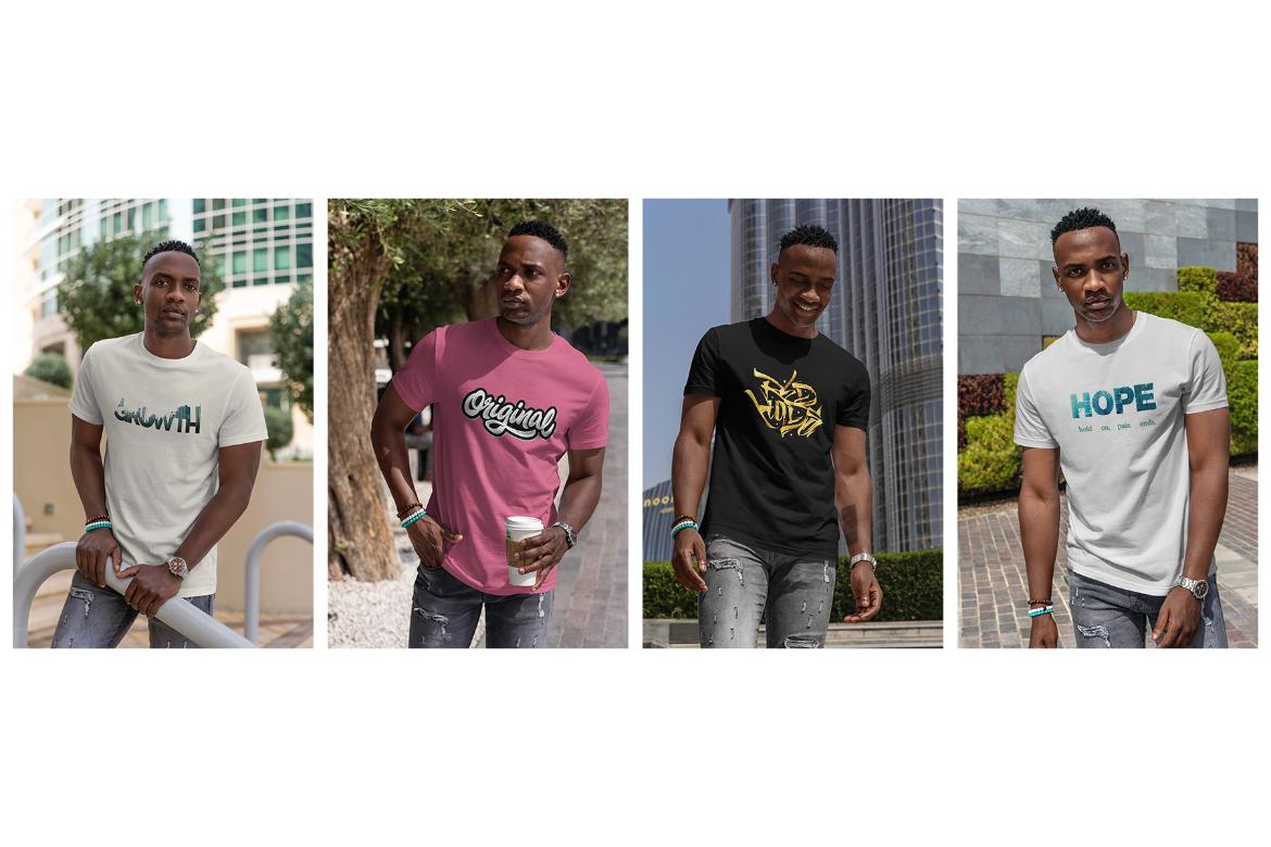 T-Shirt MockUp African Men
