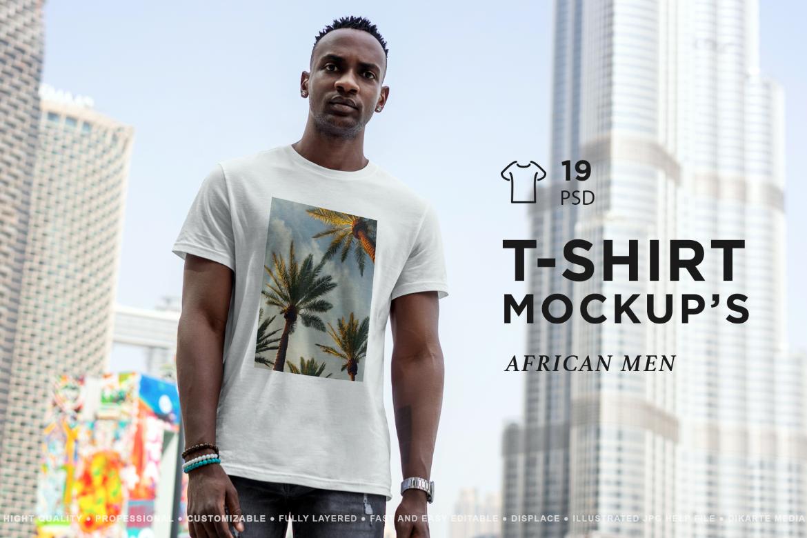 T-Shirt MockUp African Men