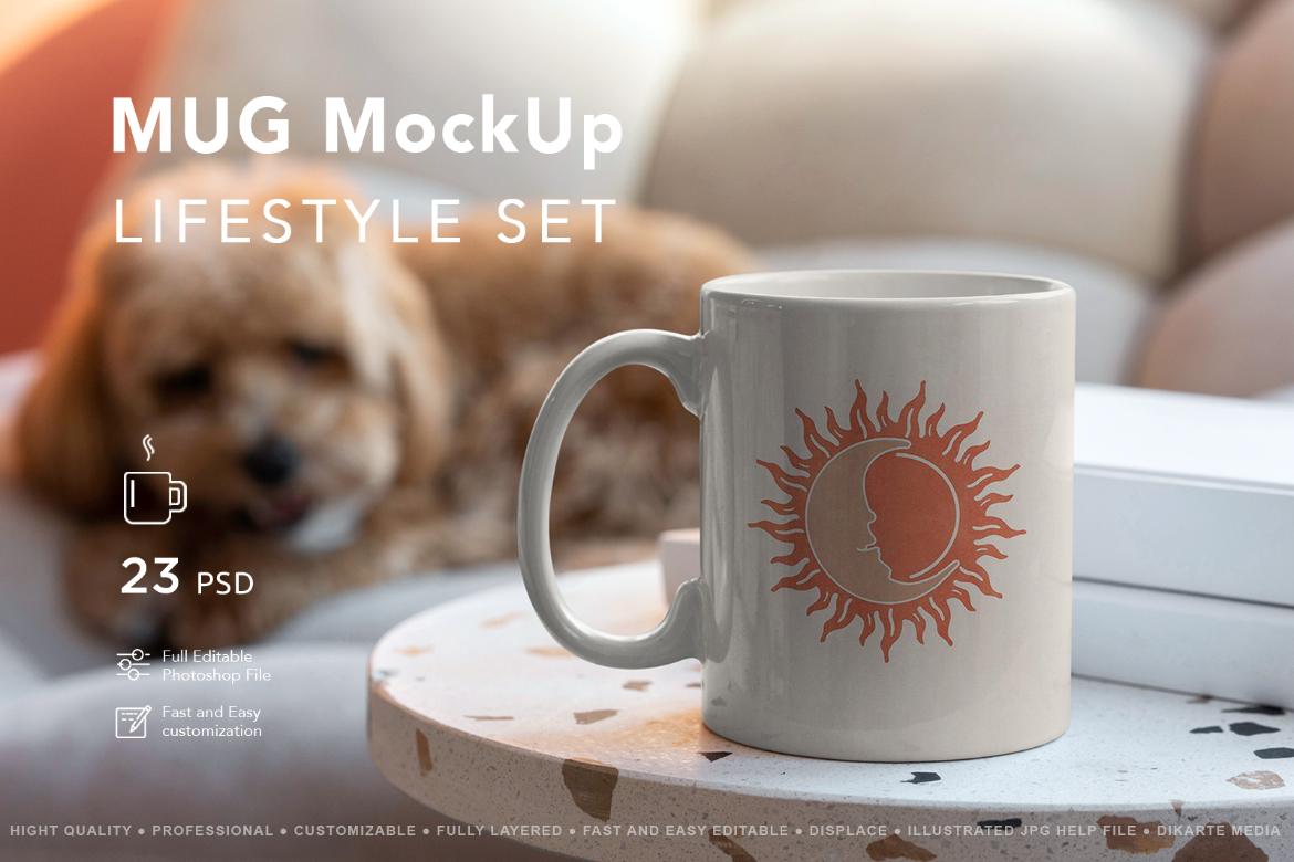Mug MockUp Lifestyle Set