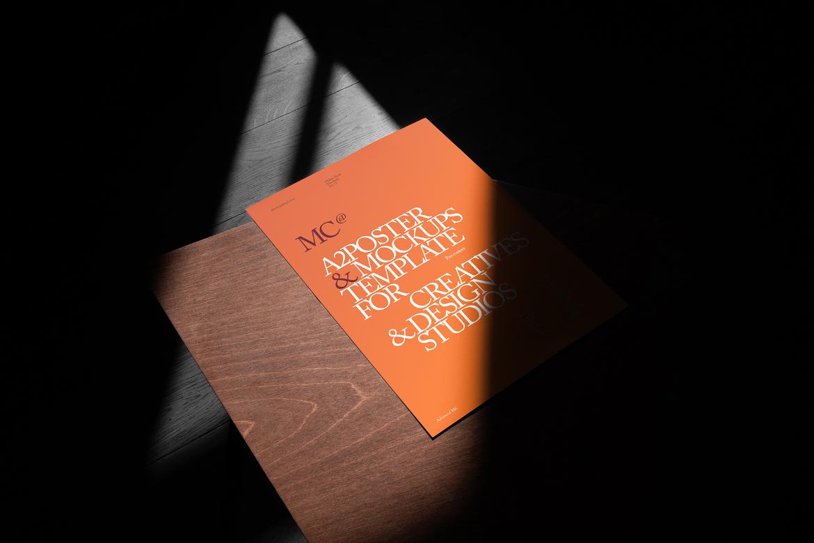 RAW - Free Poster Mockup