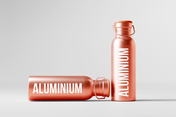 Aluminum Water Bottle Mockup Bundle