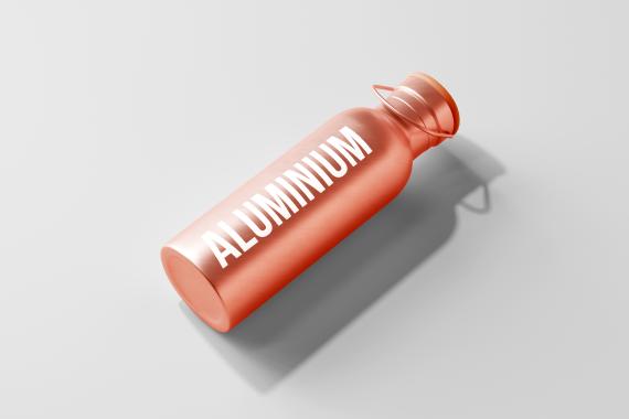 Aluminum Water Bottle Mockup Bundle