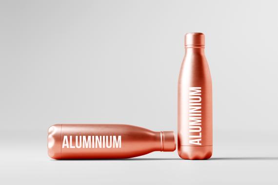 Aluminum Water Bottle Mockup Bundle