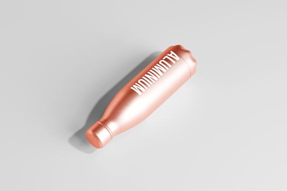 Aluminum Water Bottle Mockup Bundle