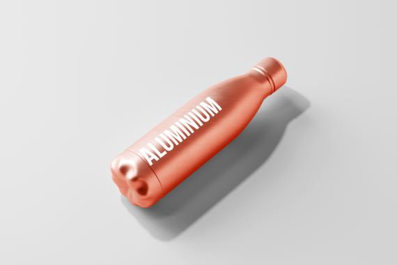 Aluminum Water Bottle Mockup Bundle