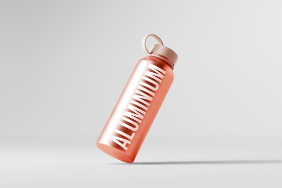 Aluminum Water Bottle Mockup Bundle