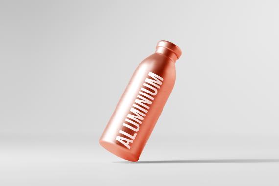 Aluminum Water Bottle Mockup Bundle