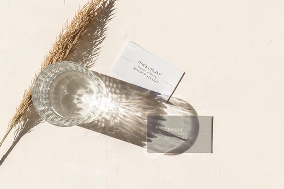 Branding Invitation Card & A5 Mockup