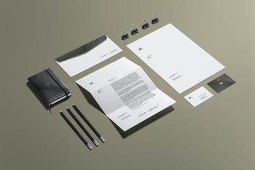 Business Stationery Branding Mockup Scene 03