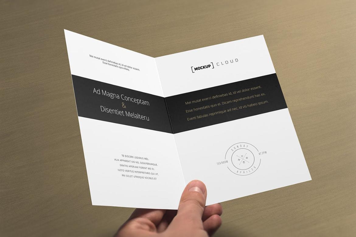 Greetings Card Mockup Scene 04