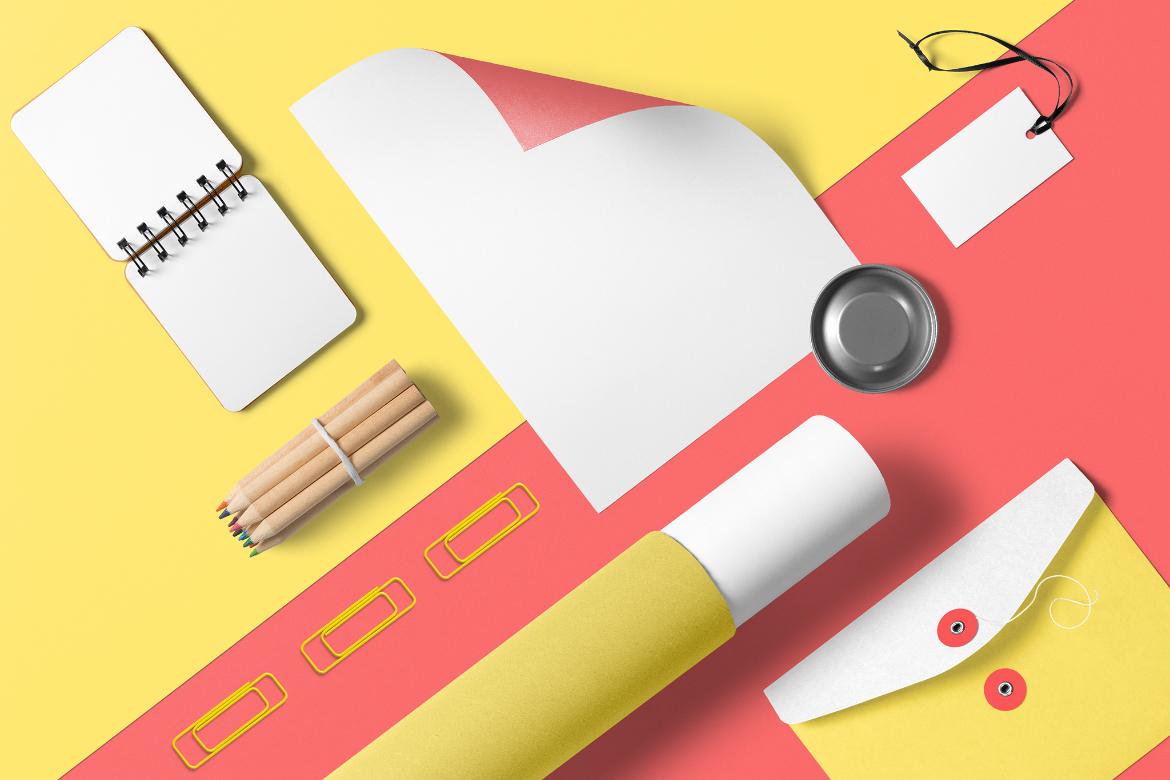 Branding Mockup Essentials Scene 04
