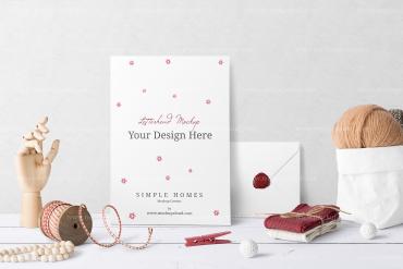 Branding Home Decor Mockup Scene