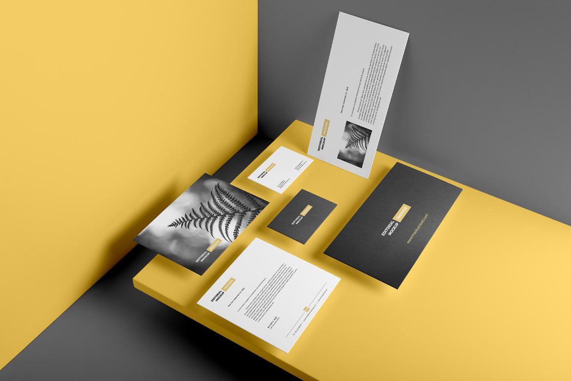Branding Stationery Mockup Scene 03