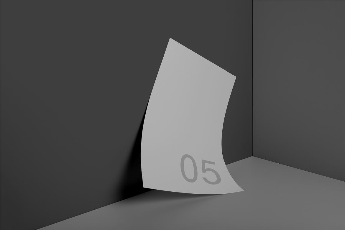 Letterhead A4 Paper Mockup Scene 05