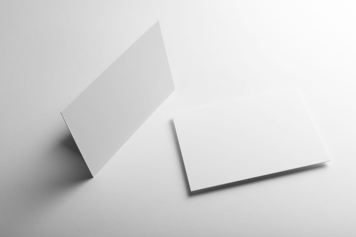 Business Cards Branding Mockup Scene 05