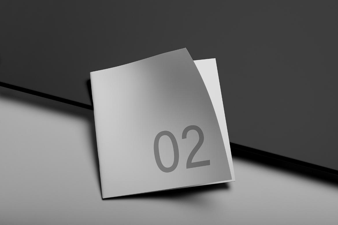 Square Brochure Mockup Scene 02