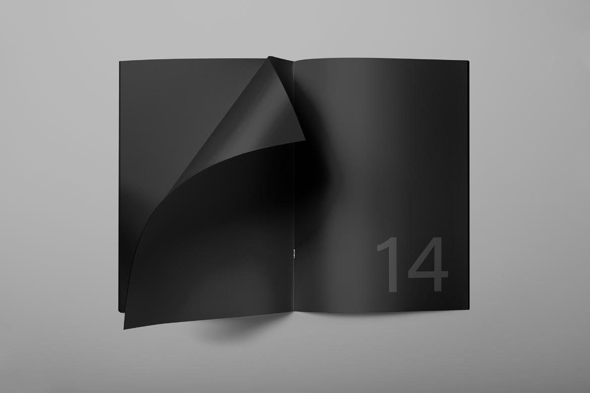 Brochure A4 Spread Mockup Scene 14