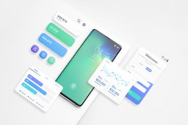 Android Smartphone Mockup Scene 03