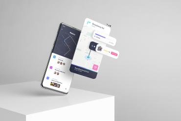 Android Smartphone Mockup Scene 05