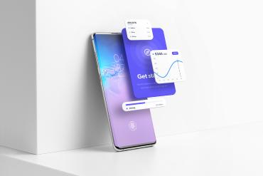 Android Smartphone Mockup Scene 04