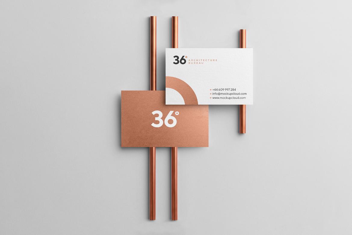 Copperstone Business Card Mockup 10