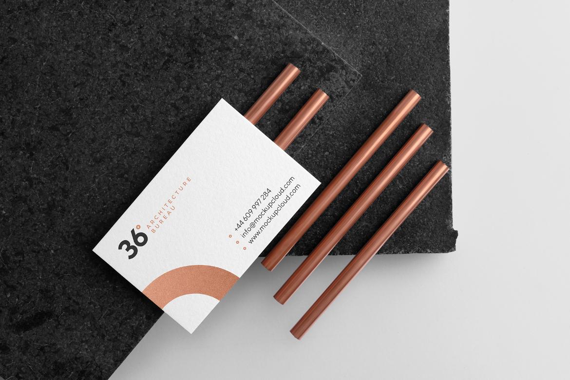 Copperstone Business Card Mockup 06