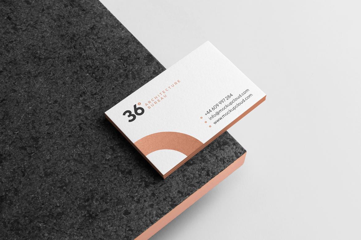 Copperstone Business Card Mockup 08