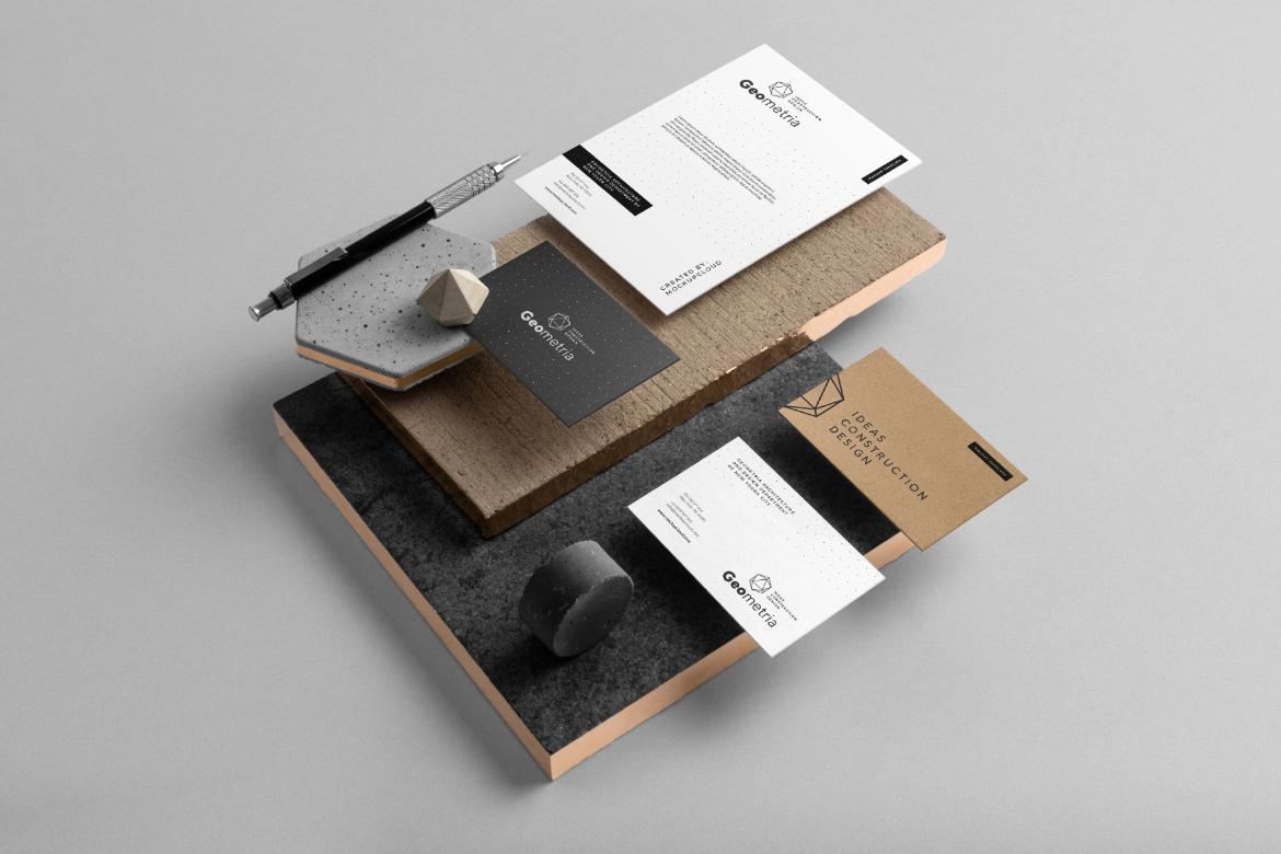 Geometria Branding Mockup Scene 01