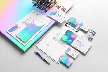 Lucid Stationery Branding Mockup Scene 01