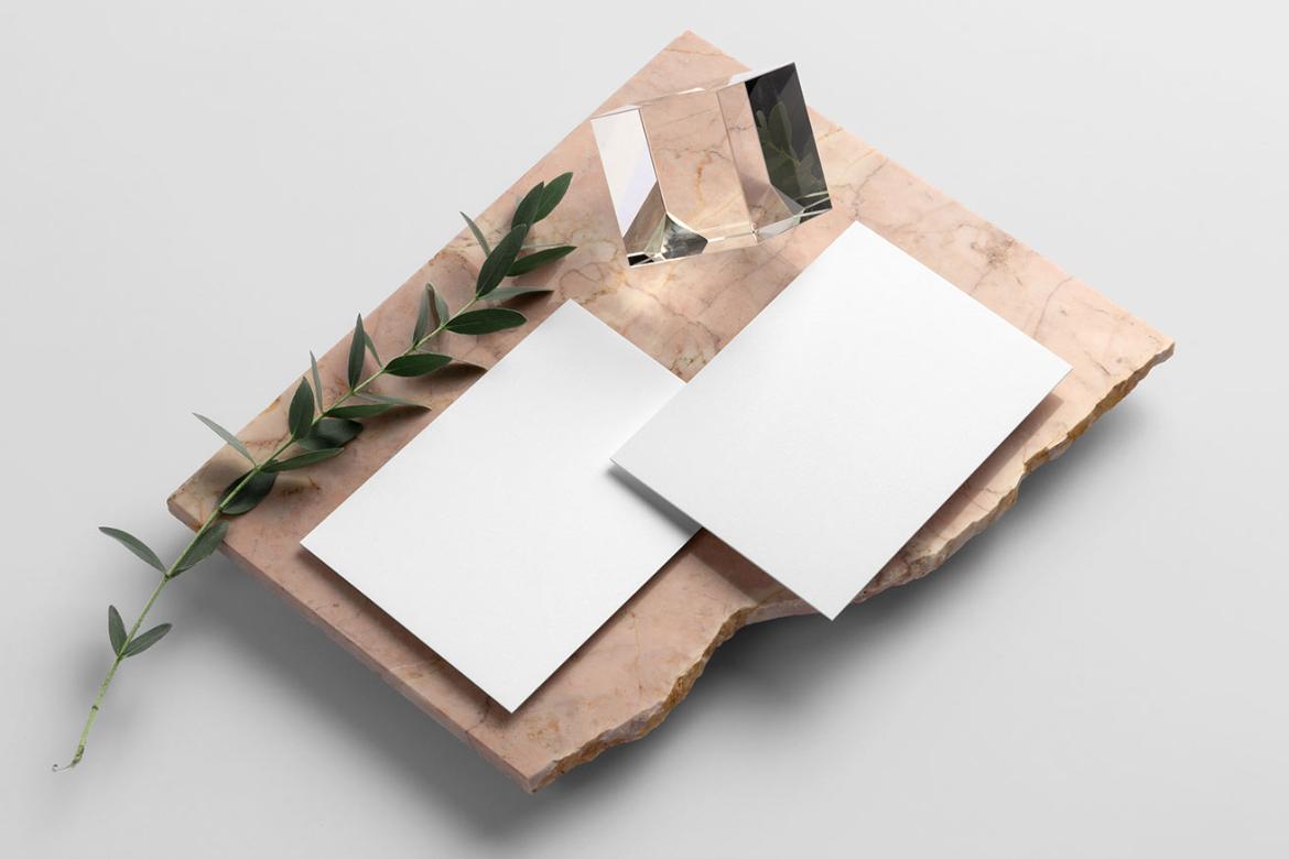 Athena Flyers Cards Branding Mockup Scene 04