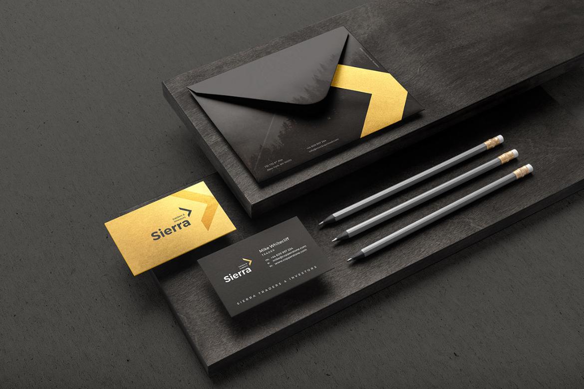 Sierra Stationery Branding Mockup Scene 07